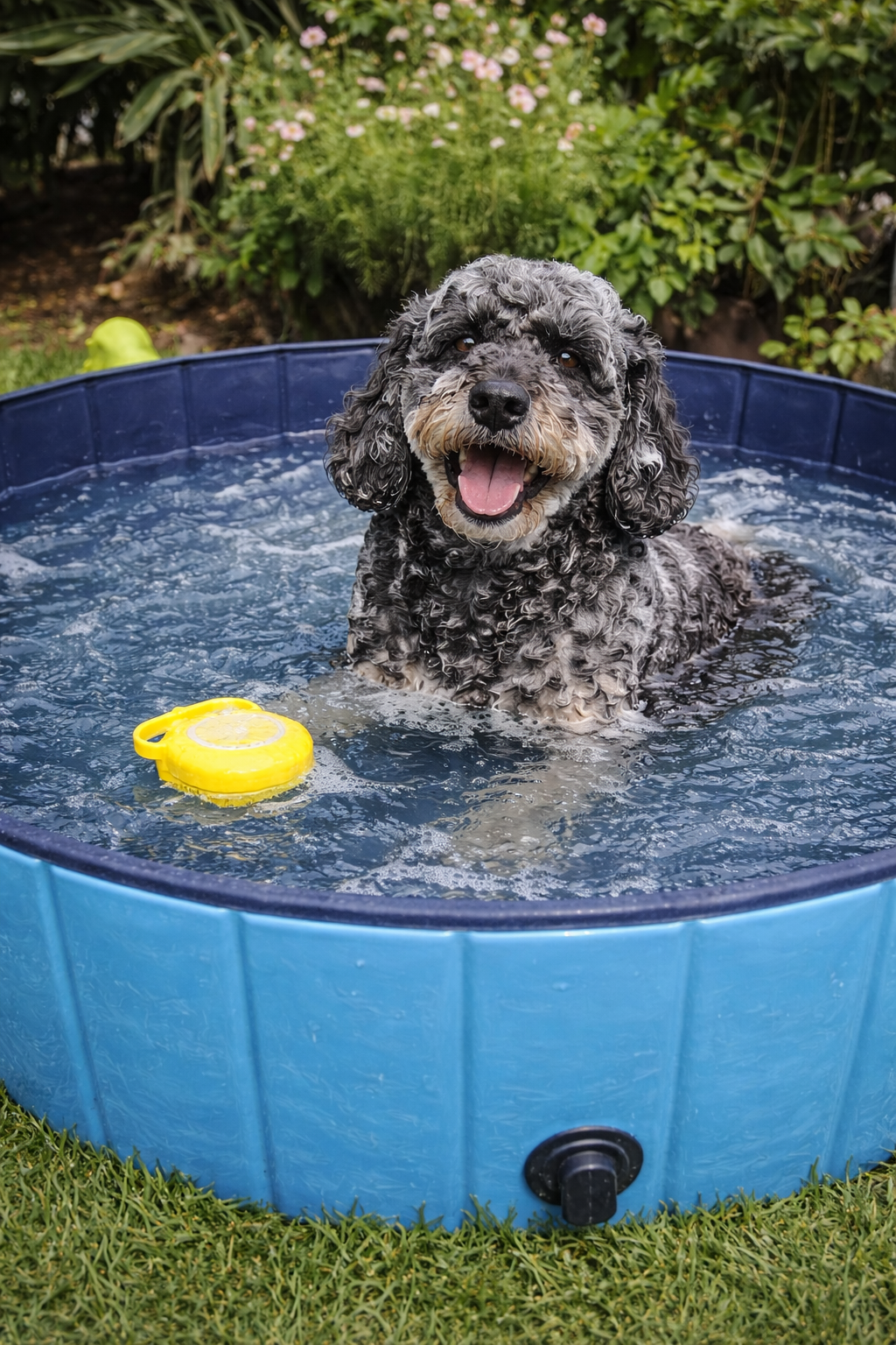 Tella Pet Foldable Dog Pool — 160CM, No Inflation, Sets Up in 60 Seconds